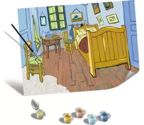 Ravensburger 120230977 CreArt Van Gogh: Schlafzimmer in Arles (Leinwandgemälde) / ab 12 Jahren / Version: international