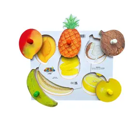 Just Jigsaws 152 Schälen und Schneiden von Gemüse 3 - Holzpuzzle / 6 Teile / ab 3 Jahren