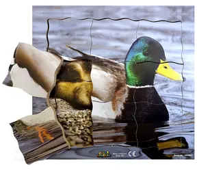Just Jigsaws 603 Ente und ihr Lebenszyklus - Holzpuzzle mit mehreren Schichten / 19 Teile / ab 3 Jahren