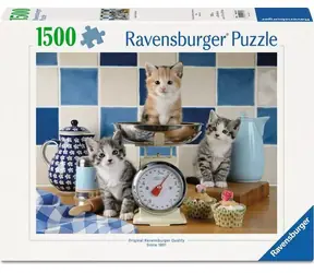 Ravensburger 120017080 Küche bei den Katzen, 1500 Teile / Alter ab: 14 Jahren / Version: International