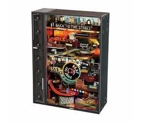 Robotime 3D mechanische Puzzlekugelbahn Hip-Hop-Straße