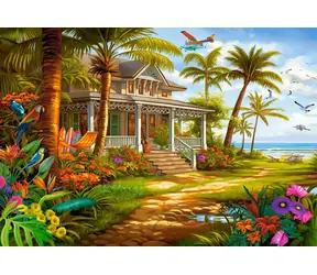 Castorland 152223-2 Puzzle Palmenhaus / 1500 Teile / ab 9 Jahren