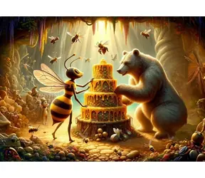 Kunstpuzzle 35415 Puzzle Honigkuchen / 100 Teile / ab 5 Jahren