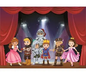 Kunstpuzzle 4511 Puzzle-Theateraufführung / 100 Teile / ab 6 Jahren