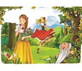Kunstpuzzle 5619 Märchenrose / 100 Teile / ab 6 Jahren