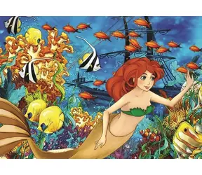 Kunstpuzzle 5624: Gesunkenes Schiff / 100 Teile / ab 6 Jahren