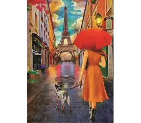 Kunstpuzzle 5089 Puzzle Freundschaft im Regen / 500 Teile / ab 8 Jahren