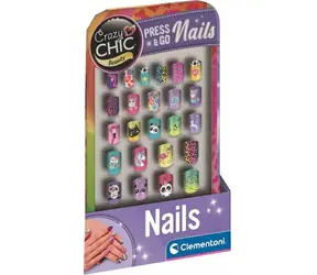 Clementoni Crazy CHIC Beauty: Press & Go Nails Animals / ab 6 Jahren