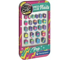 Clementoni Crazy CHIC Beauty: Press & Go Nails Pop / ab 6 Jahren