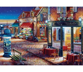 Kunstpuzzle 5107 Puzzle Café Chez Michelle / 500 Teile / ab 8 Jahren