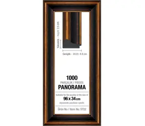 Kunstpuzzle 5722 Puzzlerahmen 96x34cm braun