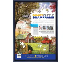 EUROGRAPHICS SMART Puzzle, schwarzer Aluminium-Puzzlerahmen, 48,89 x 67,63 cm