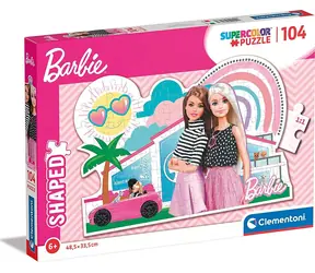 Clementoni 27163 Barbie Umrisspuzzle, 104 Teile / ab 6 Jahren