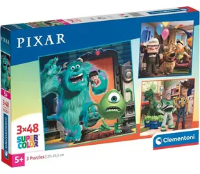 Clementoni 25065 Puzzle Disney Pixar 3x48 Teile / ab 5 Jahren