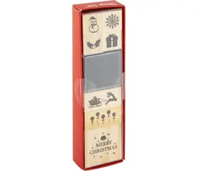 CRAFT ID Weihnachtsstempelset, 7-teilig.