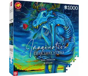Good Loot Puzzle Fantasie: Kamil Jakóbczak - Weißer Wolf / 1000 Teile / ab 16 Jahren