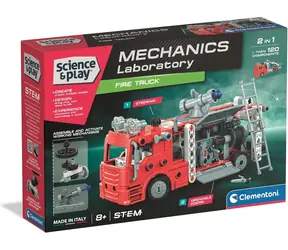 Clementoni Science&Play Mechanisches Labor-Feuerwehrauto / ab 8 Jahren