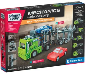 Clementoni Science&Play Mechanisches Laborauto-Transporter 10in1 / ab 8 Jahren