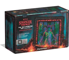 Clementoni 35611 Leuchtendes Metamorphes Puzzle Stranger Things: Demogorgon-Jagd 520 Teile