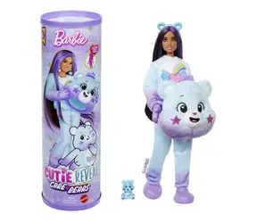 Mattel Barbie CUTIE REVEAL Barbie und die Care Bears Serie 2 lila / ab 3 Jahren