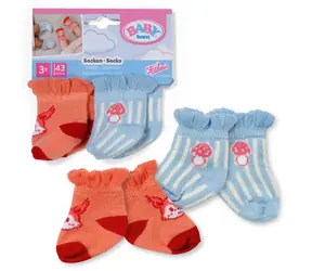 Zapf Creation BABY born Socken Pastell (2 Paar) / 2 Varianten / 43 cm / ab 3 Jahren