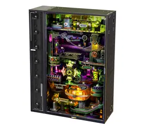 Robotime 3D-Kugelbahn „Stadt der Alchemie“ / 247 Teile / USB-C / ab 14 Jahren