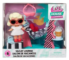 MGA LOL Surprise! Puppenmöbel, Serie 6 - Festlicher Spaß & Führendes Baby / ab 4 Jahren