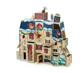 Vilac Adventskalender aus Holz zum Befüllen mit Little House / ab 3 Jahren