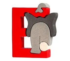Fauna Alphabet Buchstabe E Elefant / ab 3 Jahren