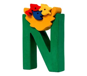 Fauna Alphabet Buchstabe N Nest / ab 3 Jahren