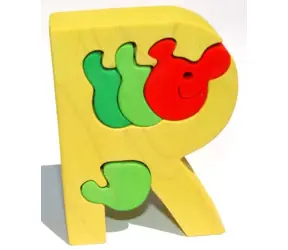 Fauna Alphabet Buchstabe R Wurm / ab 3 Jahren