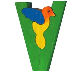 Fauna Alphabet Buchstabe V Vogel / ab 3 Jahren