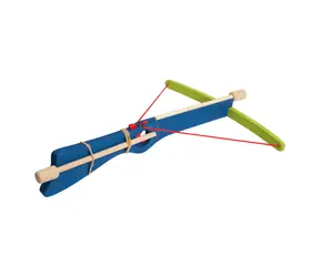 Fauna Holzarmbrust klein blau / ab 4 Jahren