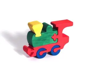 Fauna Holzpuzzle aus Massivholz, maschinell hergestellt / ab 3 Jahren