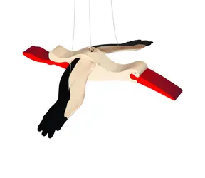 Fauna Holzstorch zum Aufhängen