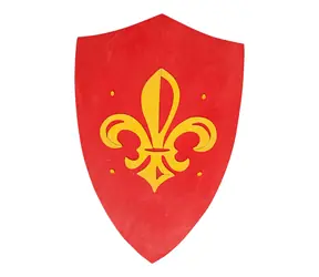 Fauna Holzschild rot ANJOU / ab 3 Jahren