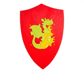 Fauna Holzschild mit Drachenmotiv / ab 3 Jahren