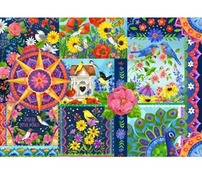 BlueBird Puzzle Farben des Frühlings / 1000 Teile / ab 14 Jahren