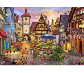BlueBird Puzzle Bayerische Stadt / 1000 Teile / ab 14 Jahren