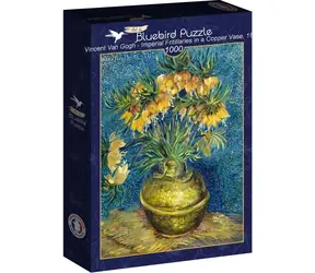 BlueBird Puzzle „Kaiserliche Perlmutterfalter in einer Kupfervase“ / 1000 Teile / ab 14 Jahren