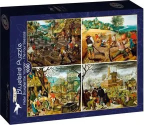 BlueBird Puzzle Vier Jahreszeiten / 1000 Teile / ab 14 Jahren
