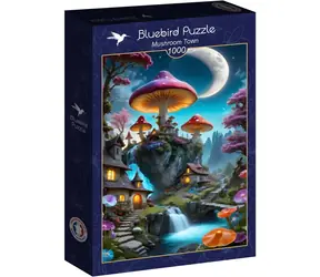 BlueBird Puzzle Pilzstadt / 1000 Teile / ab 14 Jahren