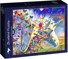 BlueBird Puzzle Einhorntraum / 500 Teile / ab 9 Jahren
