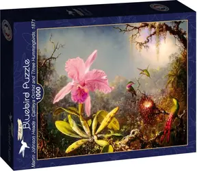 BlueBird Puzzle Cattleya und die drei Kolibris / 1000 Teile / ab 14 Jahren