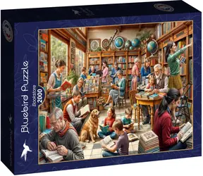 BlueBird Puzzlebuchhandlung / 2000 Teile / ab 14 Jahren