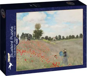 BlueBird Puzzle Mohnfeld / 1000 Teile / ab 14 Jahren