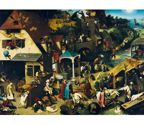BlueBird Puzzle Niederländische Sprichwörter (1559) / 3000 Teile / ab 14 Jahren