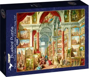 BlueBird Puzzle-Bildergalerie mit Ansichten des modernen Roms / 1000 Teile / ab 14 Jahren