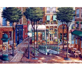 BlueBird Puzzle Pariser Metro / 1000 Teile / ab 14 Jahren