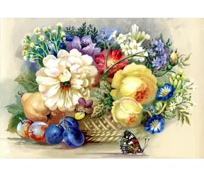 BlueBird Puzzle Herbststrauß / 1000 Teile / ab 14 Jahren